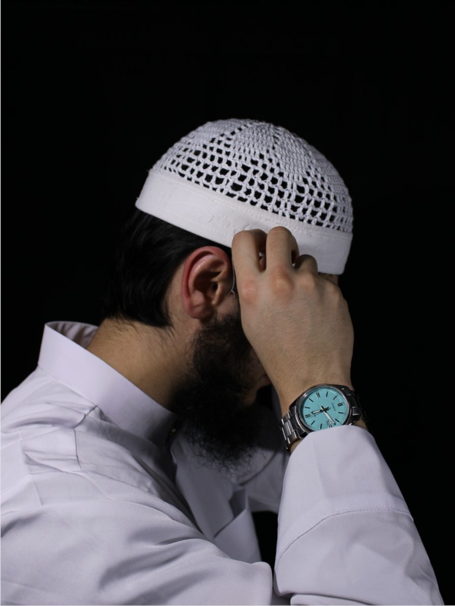 Ägyptische Mütze Kuffi Weiß 