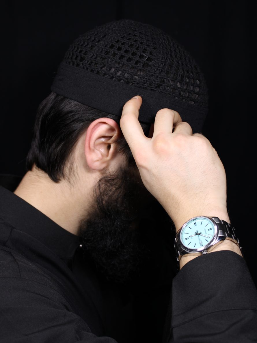 Ägyptische Mütze Schwarz