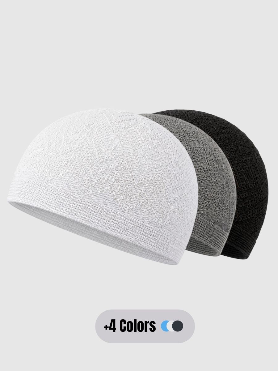 Gorros de oración básicos – vista de colores y del producto 1