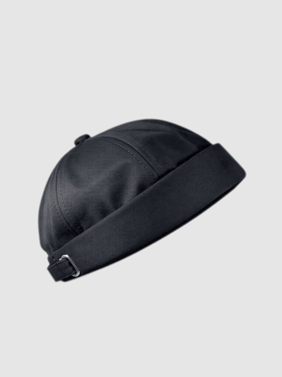 Premium Dockermütze Schwarz