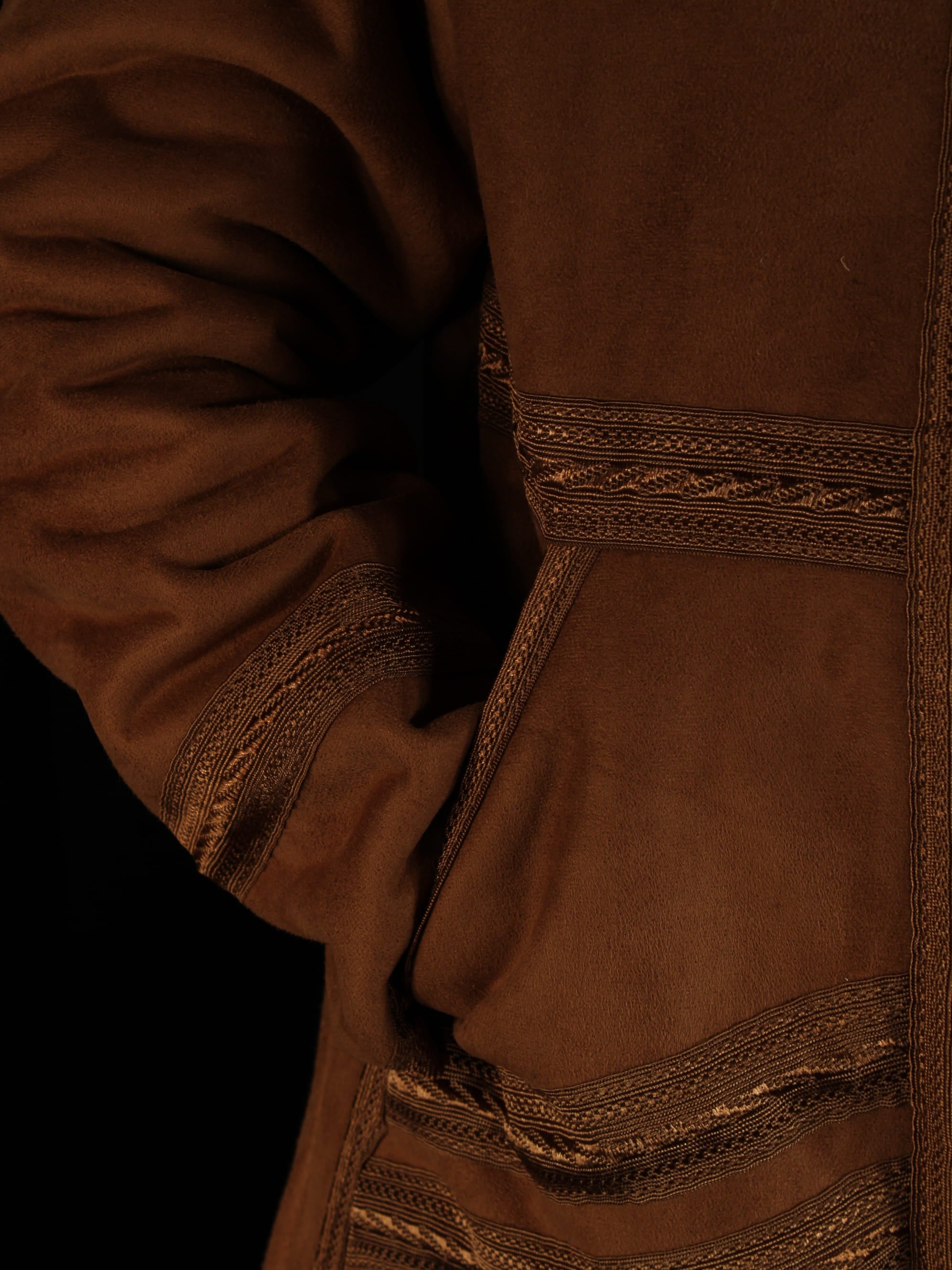 Premium Mantel in Braun