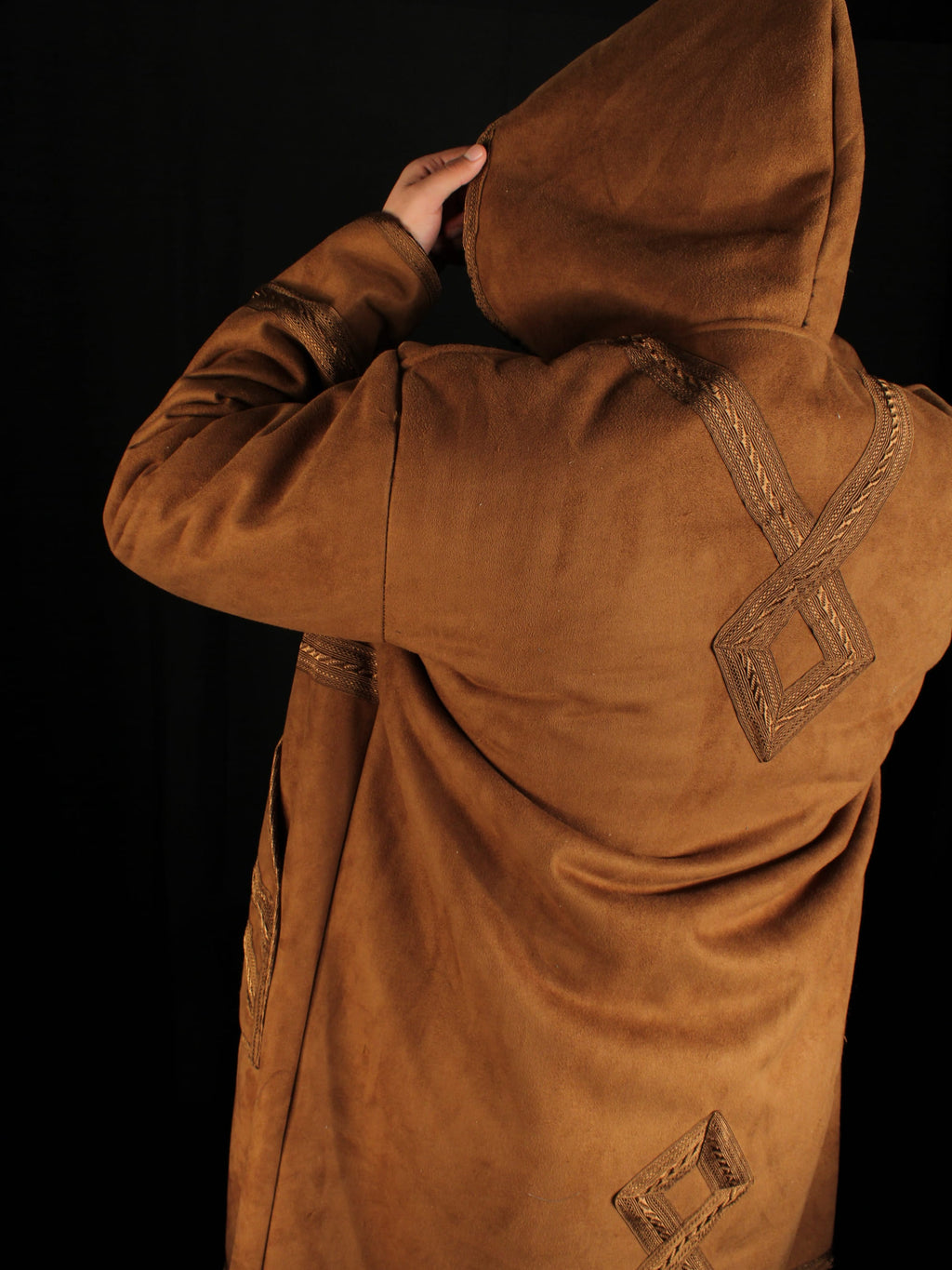 Premium Mantel in Braun