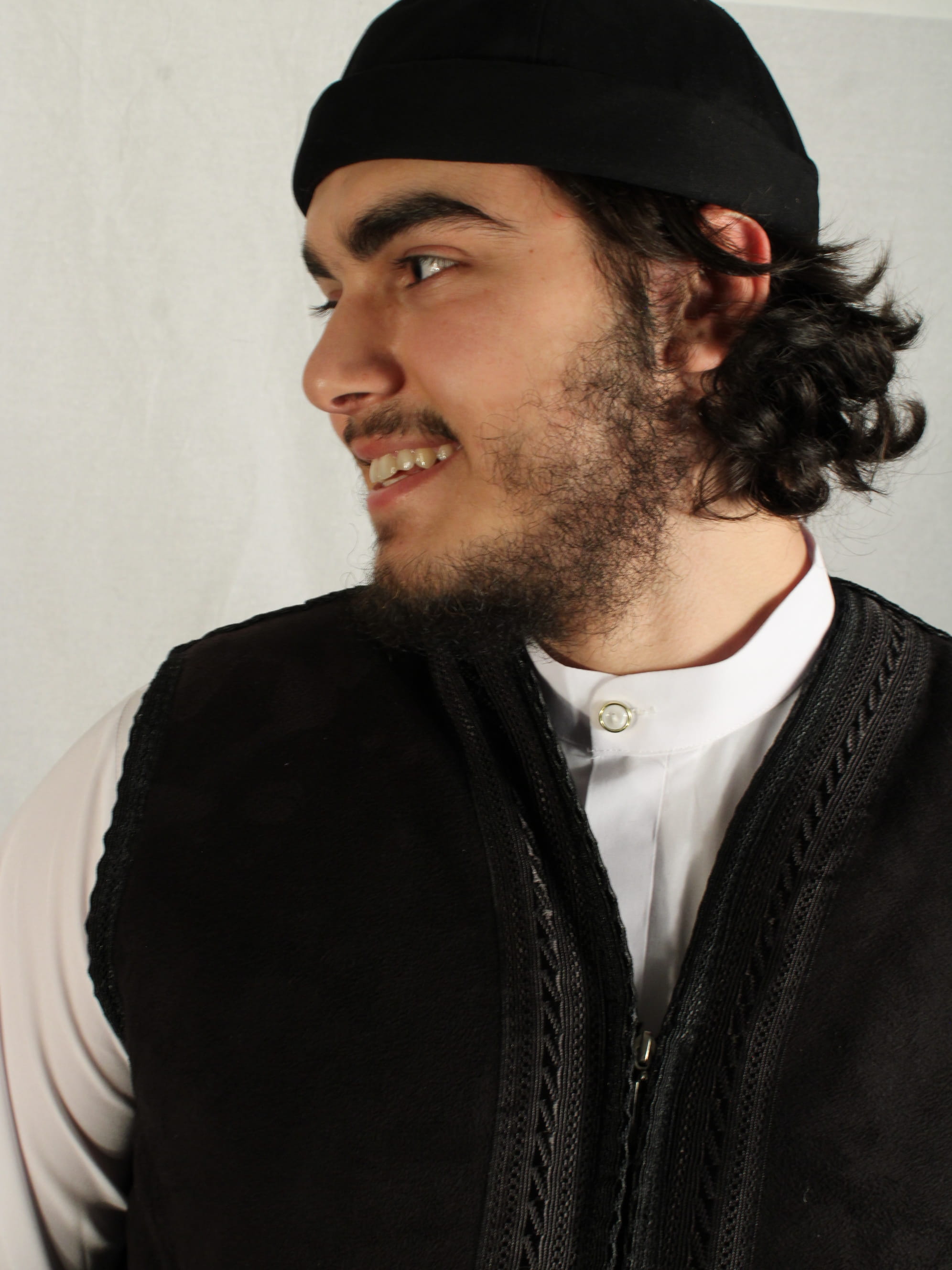 Premium Weste in Schwarz