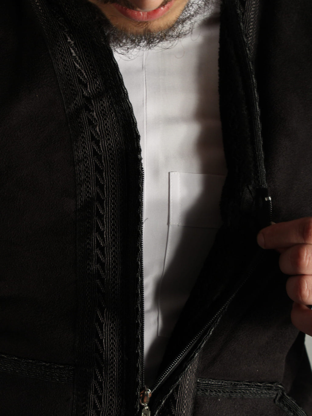 Premium Weste in Schwarz