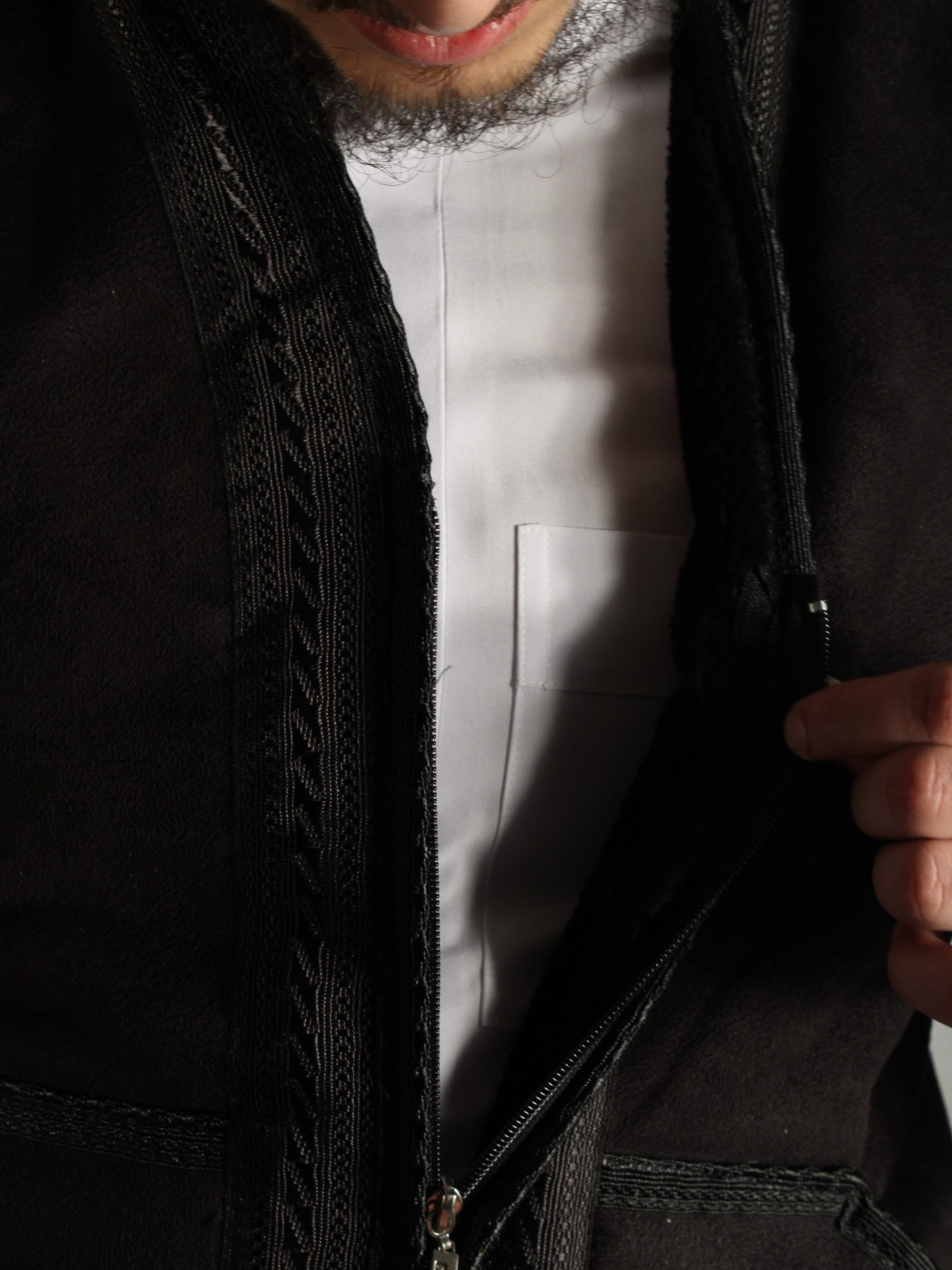 Premium Weste in Schwarz