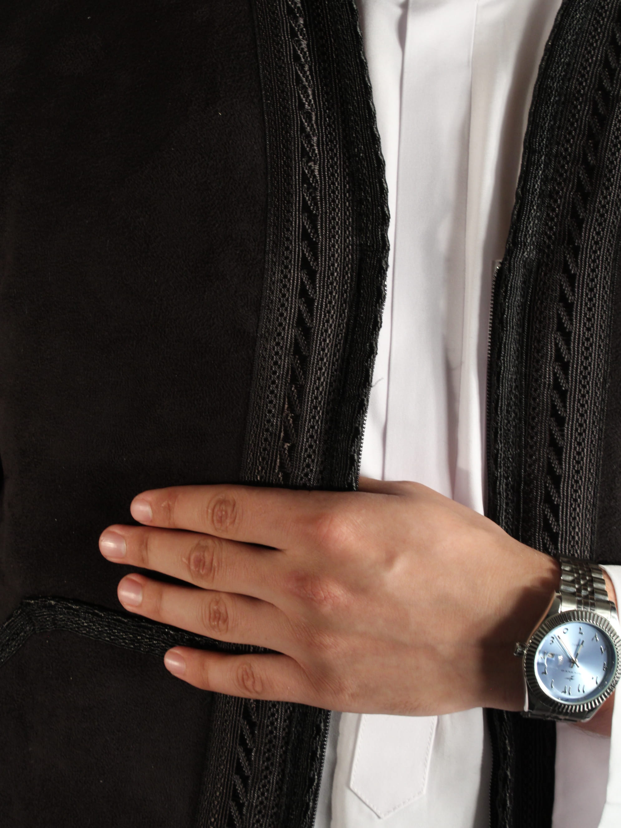 Premium Weste in Schwarz