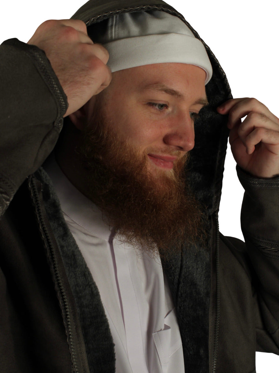 Premium Mantel in Grau