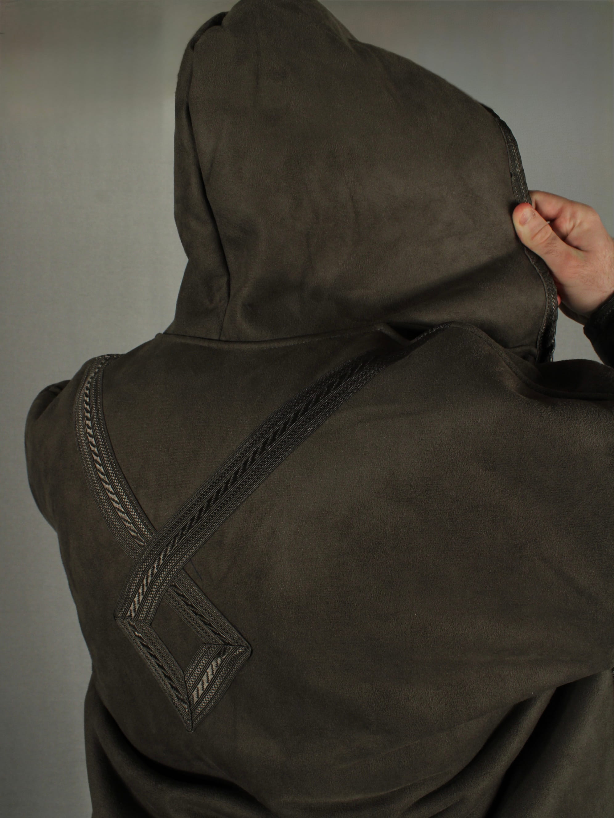 Premium Mantel in Grau