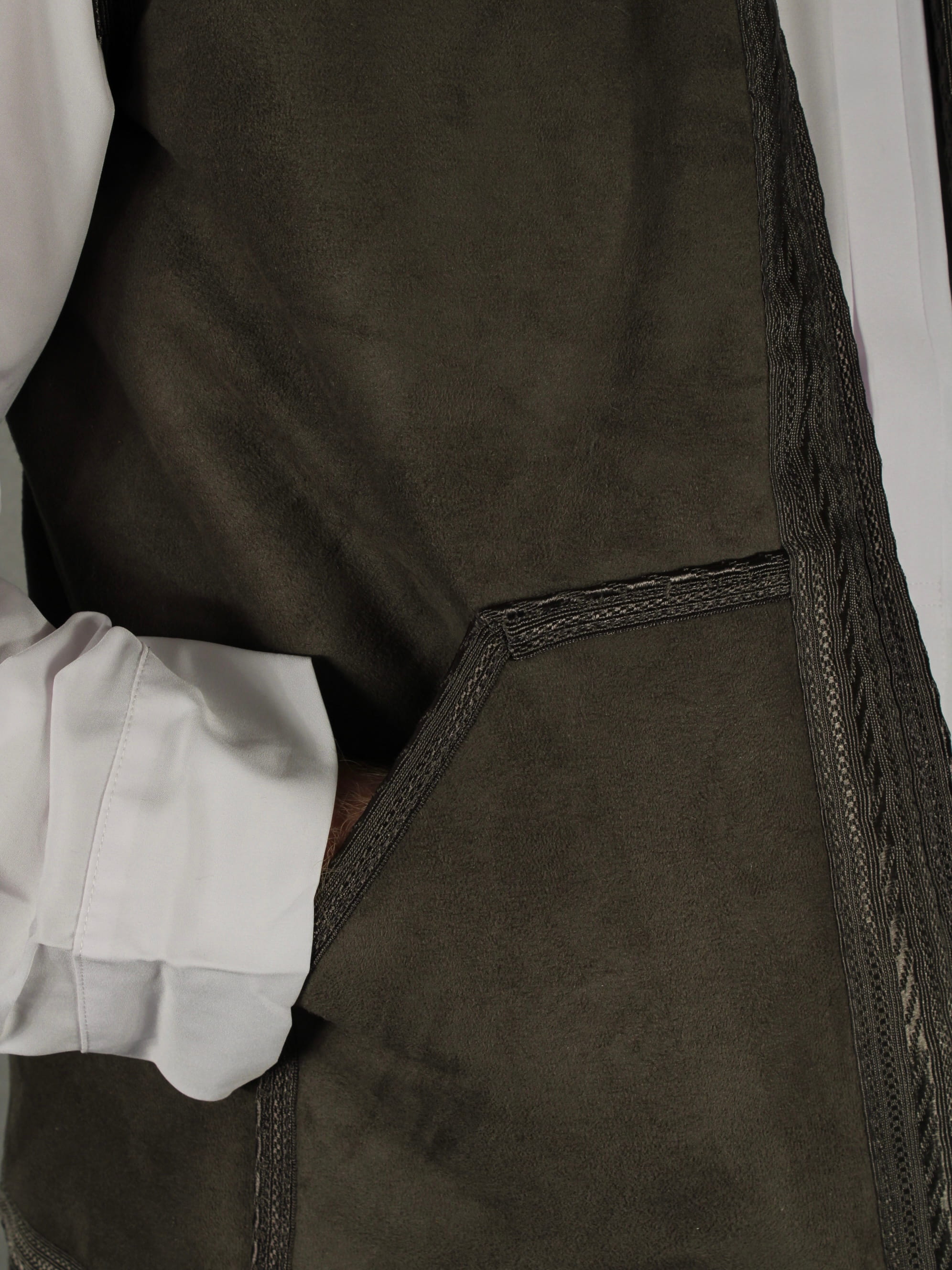 Premium Weste in Grau