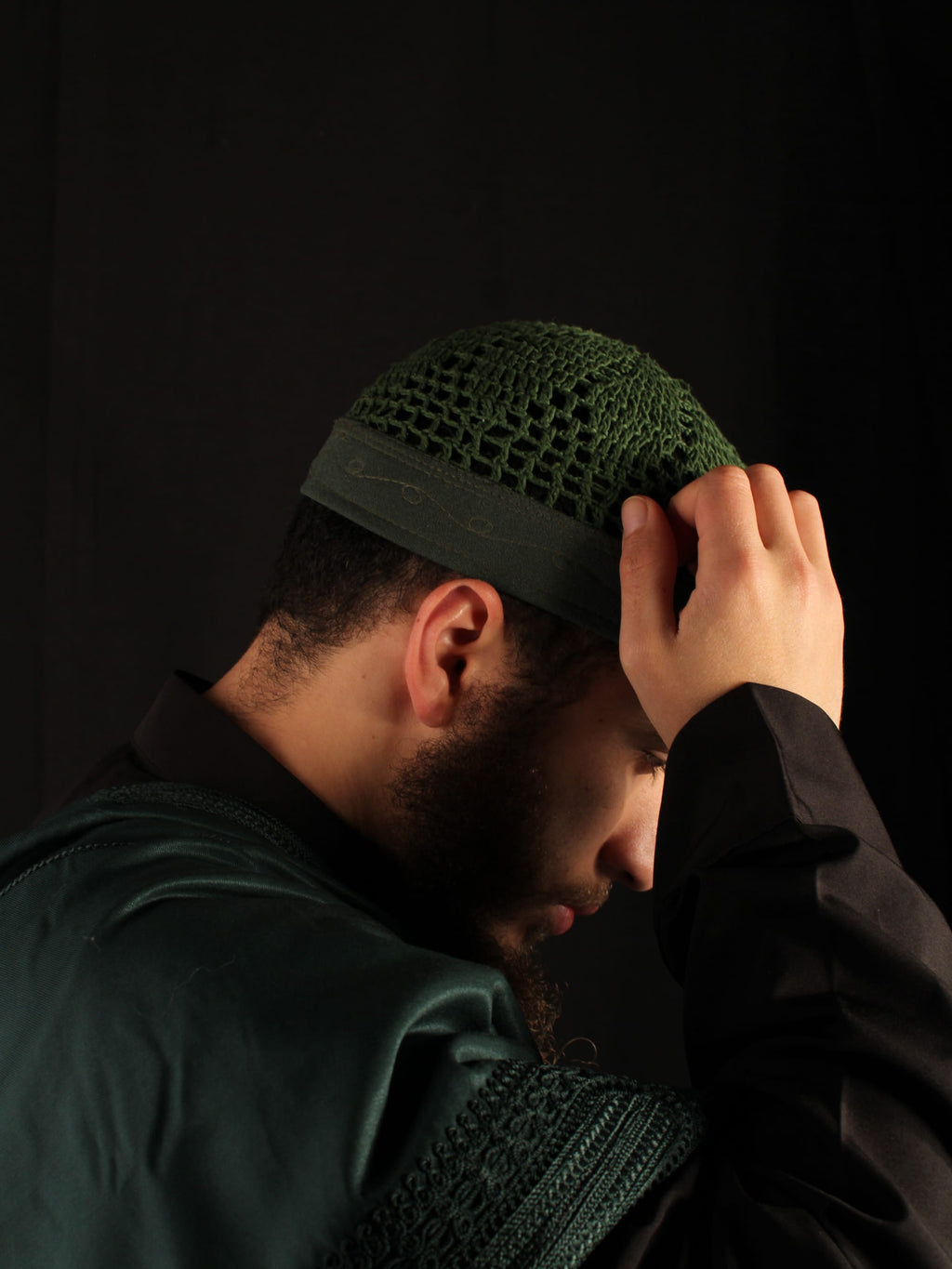 Ägyptische Mütze Grün