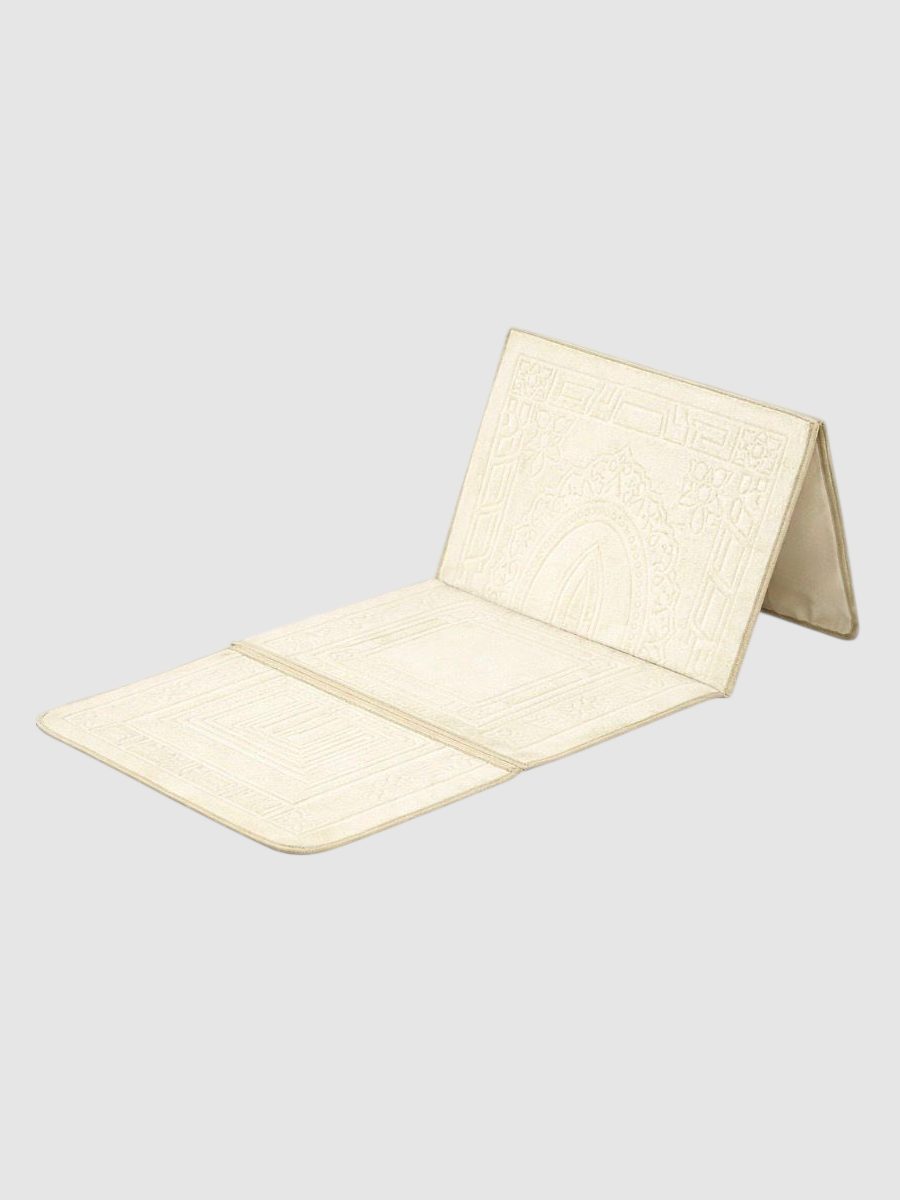 Faltbarer Gebetsteppich Creme
