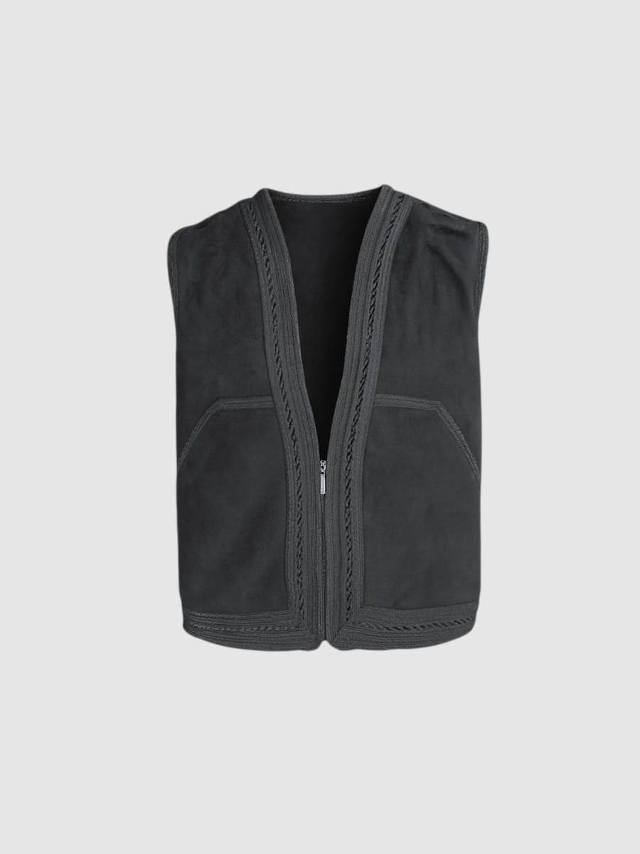 Premium Weste in Grau