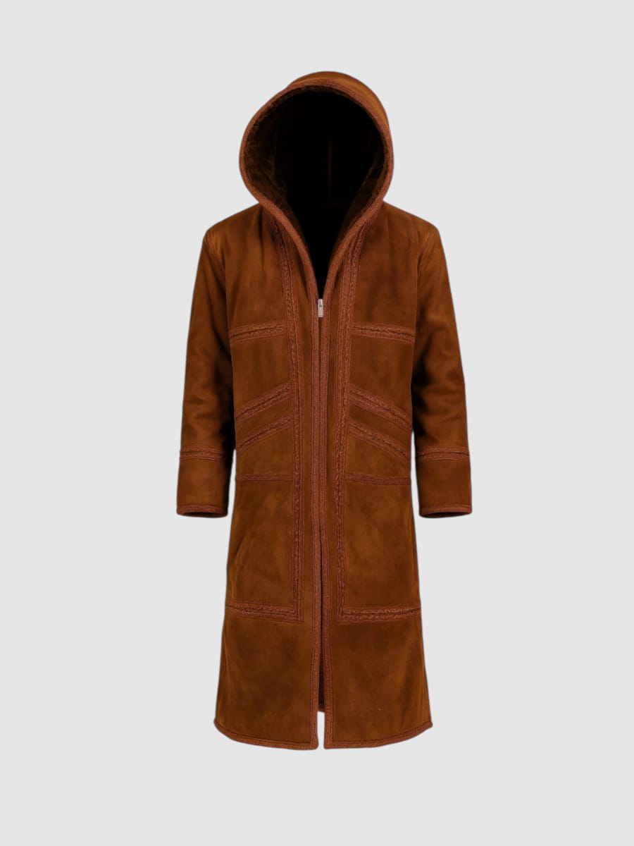 Premium Mantel in Braun