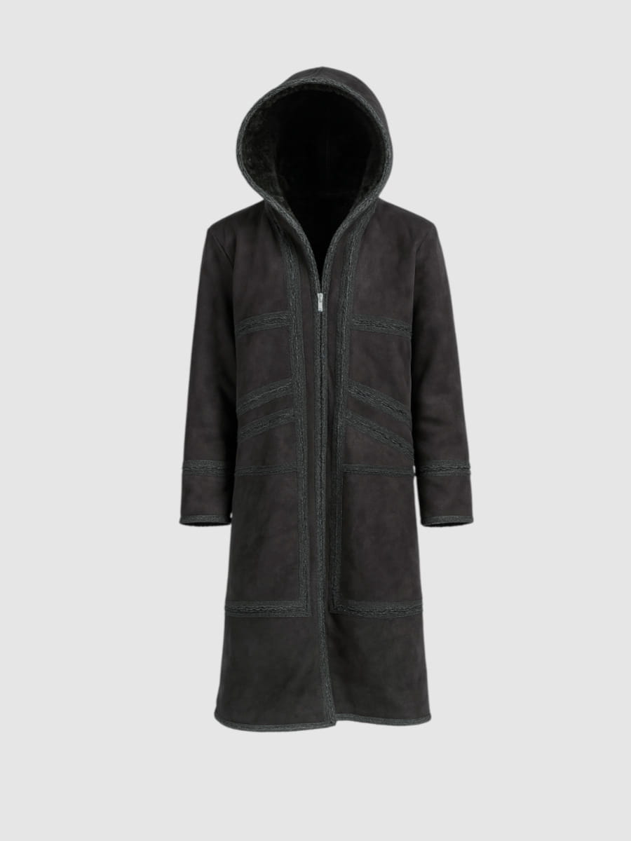 Premium Mantel in Schwarz